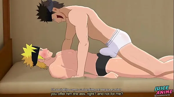 Frais Kiba veut faire oublier Sasuke à Naruto - Gay Bara Yaoi mon tube