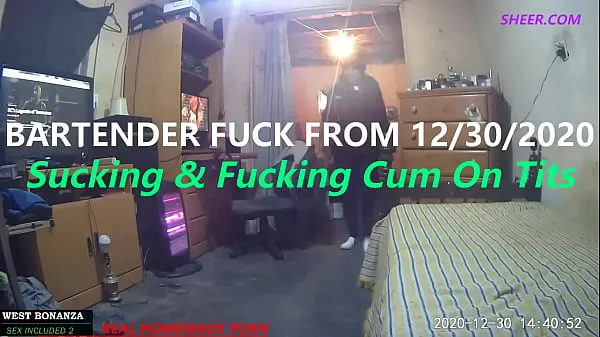 Segar Bartender Fuck From 12/30/2020 - Suck & Fuck cum On Tits Tiub saya