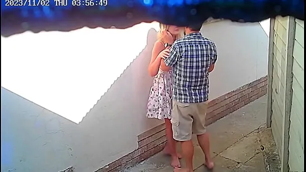 Segar Cctv camera caught couple fucking outside public restaurant Tiub saya