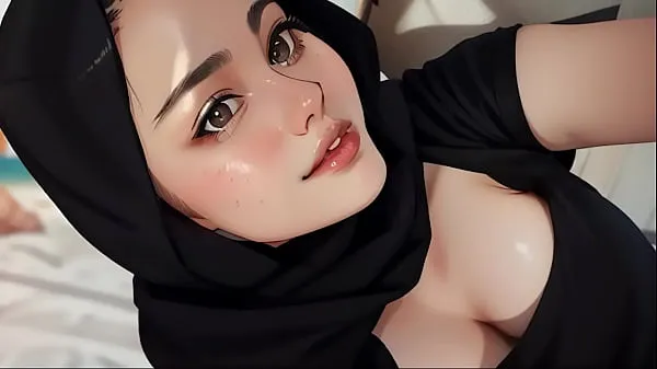 Świeże plump hijab playing toked mojej tubie