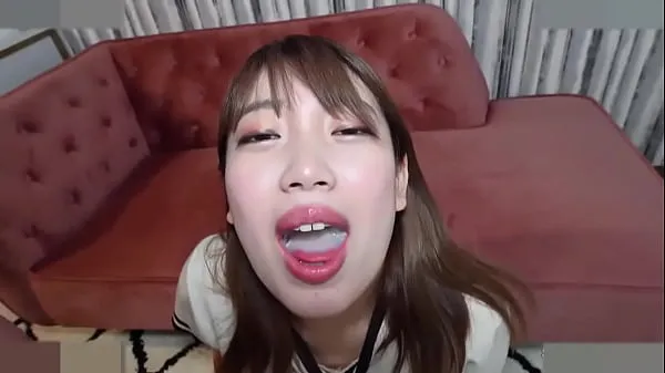 Frais Big breasted married woman, Japanese beauty. She gives a blowjob and cums in her mouth and drinks the cum. Uncensored mon tube